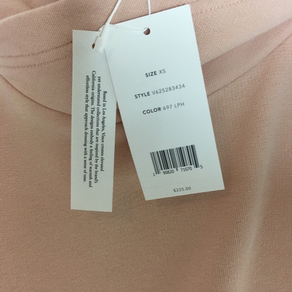 Vince Hooded pink Sweatshirt - Picture 8 of 8